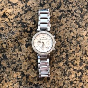 Michael Kors Silver Stainless Stainless Steel Watch